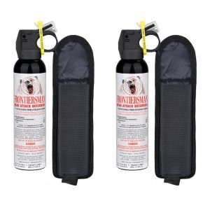 Frontiersman 9.2 Ounce Bear Spray with Belt Holster Two Pack