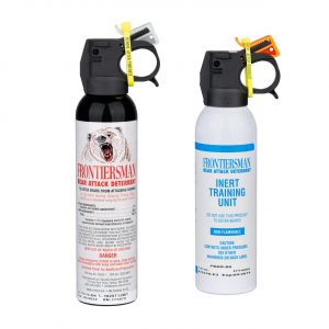 Frontiersman 9.2 Ounce Bear Spray 9.2 Oz with 7.9 Oz Water Practice Bear Spray