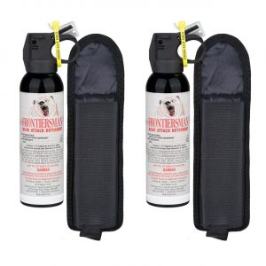 Frontiersman 7.9 Ounce Bear Spray with Belt Holster Two Pack