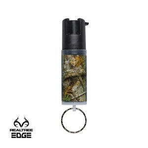 Sabre Realtree Edge Camouflage Pepper Spray with Key Ring